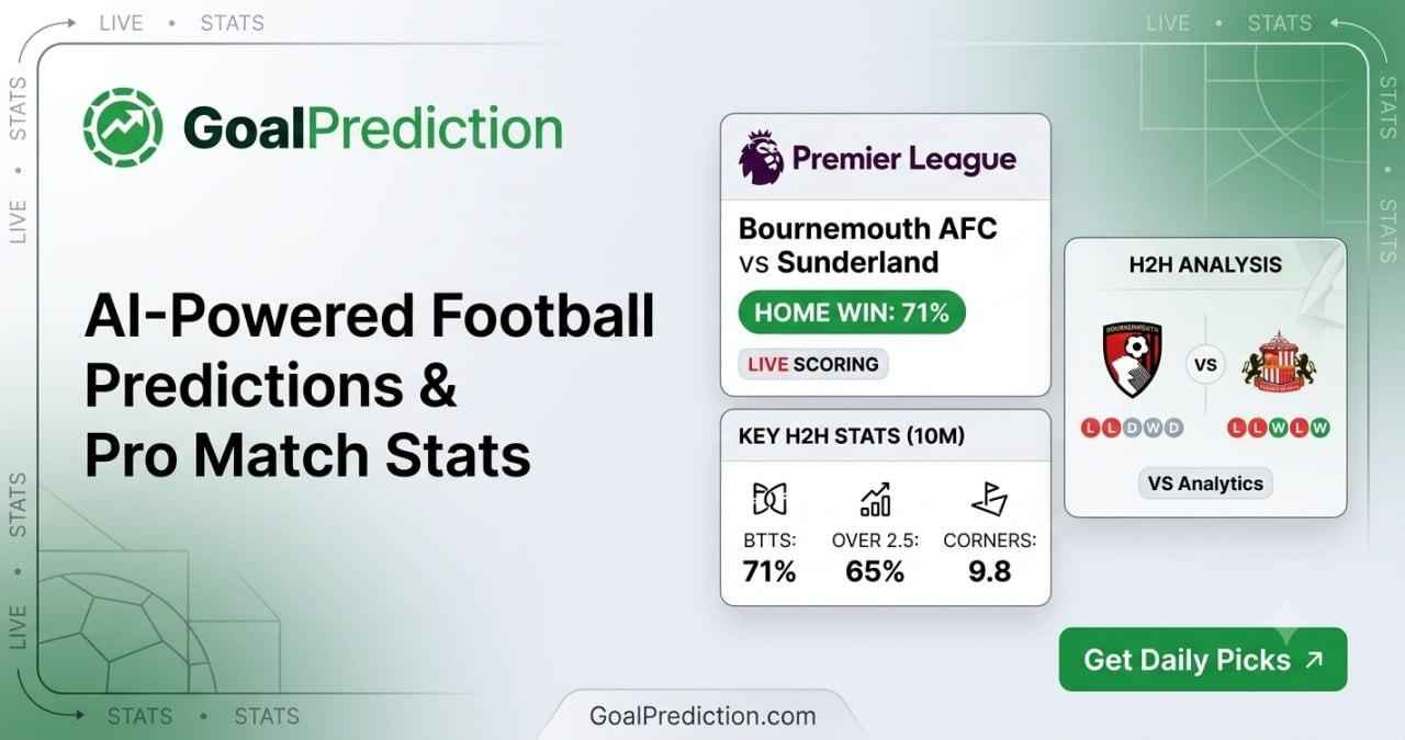 GoalPrediction Livescore AI - Live Football Scores & H2H Stats